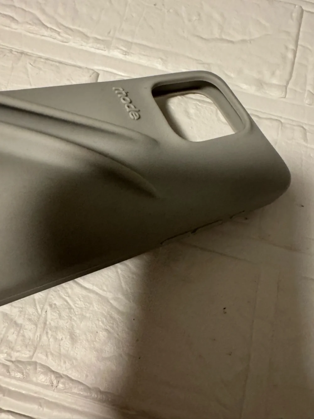rhode Silicone Phone Case with Integrated Loop Gray fits iPhone 15Pro